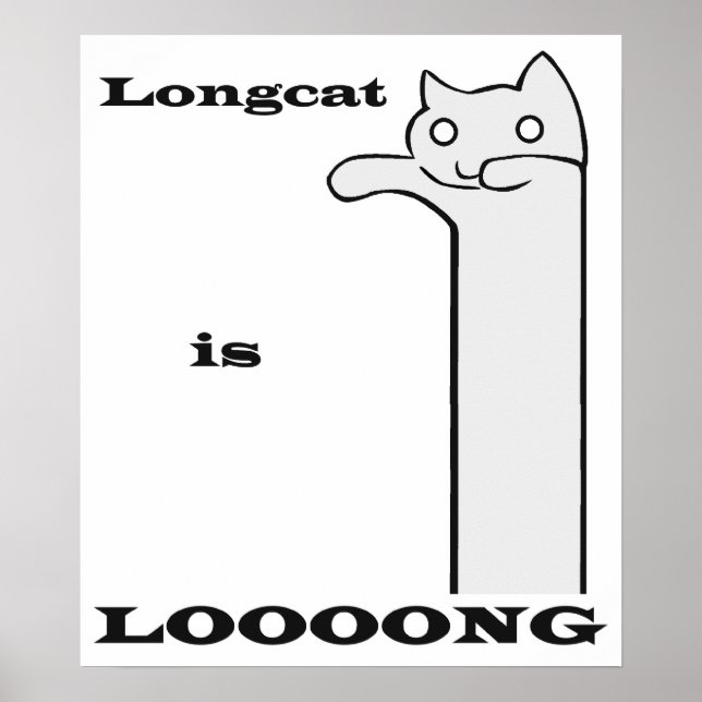 Longcat ist lang poster (Vorne)