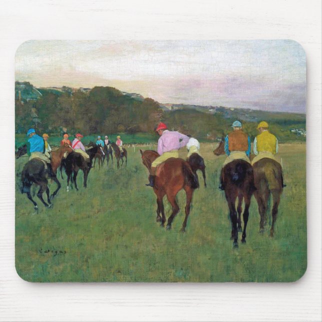 Longchamp Race Horse, Edgar Degas Mousepad (Vorne)