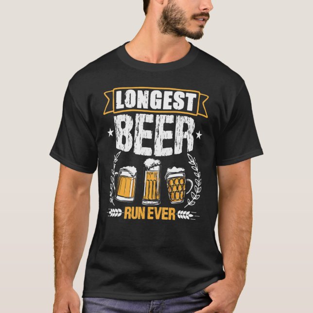 Longest Beer Run Ever  Running T-Shirt (Vorderseite)