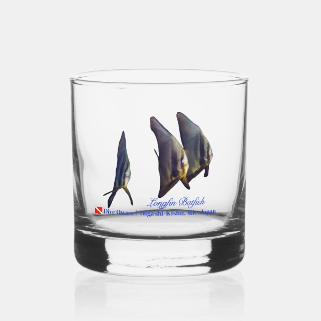 Longfin Batfish Whiskyglas (Vorderseite)