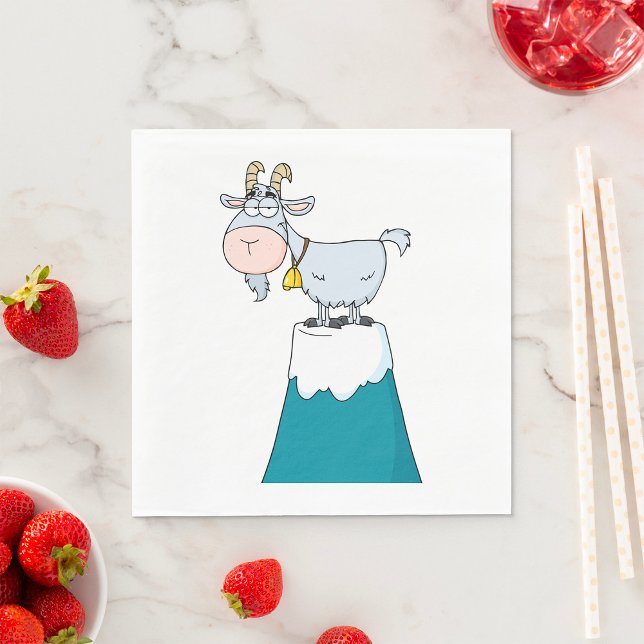 Longhorn-Bergziege Serviette (Von Creator hochgeladen)