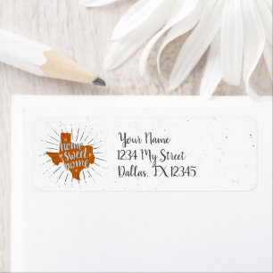 Longhorn Burnt Orange Zuhause Sweet Zuhause - Texa