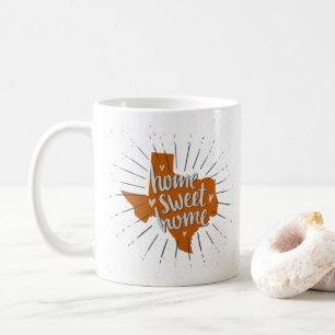 Longhorn Burnt Orange Zuhause Sweet Zuhause Texas Kaffeetasse