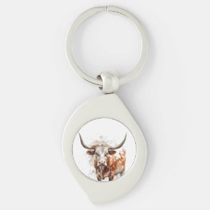 Longhorn-Erbe Schlüsselanhänger
