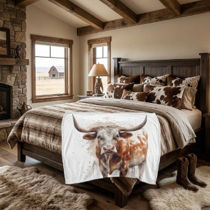 Longhorn Legacy Fleecedecke