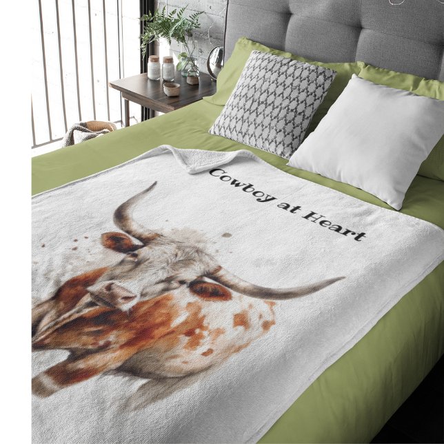 Longhorn Legacy, individuell   Fleecedecke (Von Creator hochgeladen)