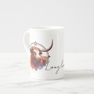 Longhorn Liebe Knochen China Spezielle Tasse