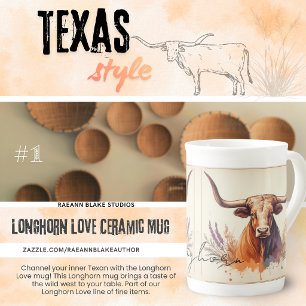 Longhorn Liebe Spezielle Tasse