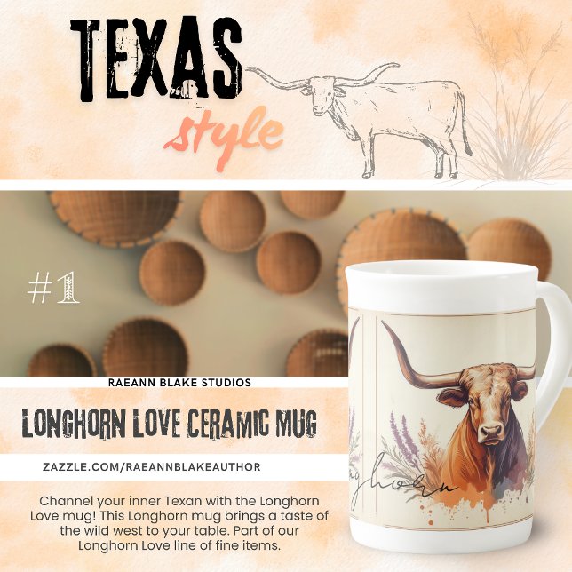 Longhorn Liebe Spezielle Tasse (Von Creator hochgeladen)