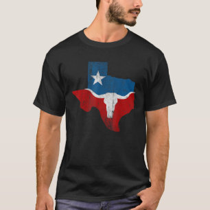 Longhorn Lone Star Staat Vintag Texas Don't Mess T-Shirt