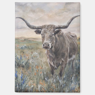 ""Longhorn" Magnet