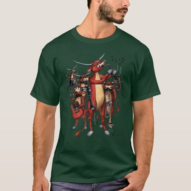 Longhorn MOOSIC T-Shirt (Vorderseite)