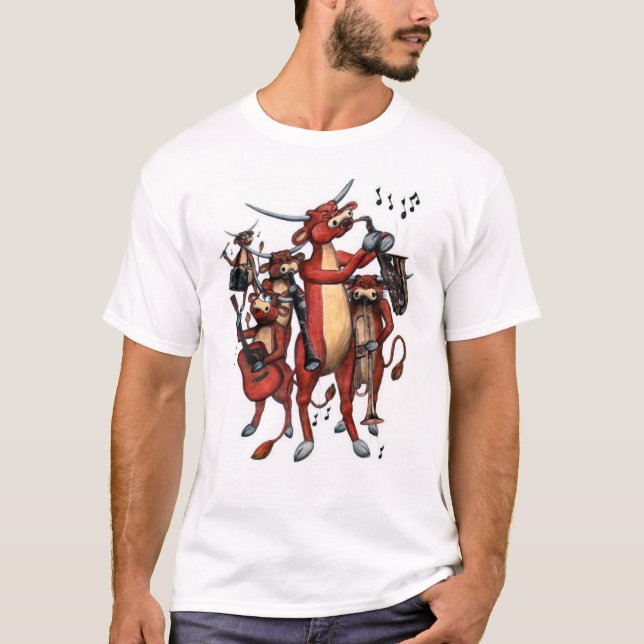 Longhorn MOOSIC T-Shirt (Vorderseite)