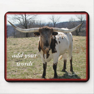 Longhorn Mousepad-fertigen besonders an Mousepad