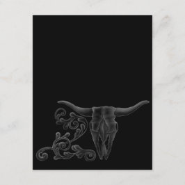 'Longhorn Scroll'-Einladung Einladung