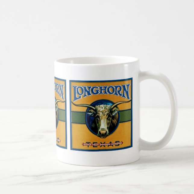 Longhorn Texas Kaffeetasse (Rechts)