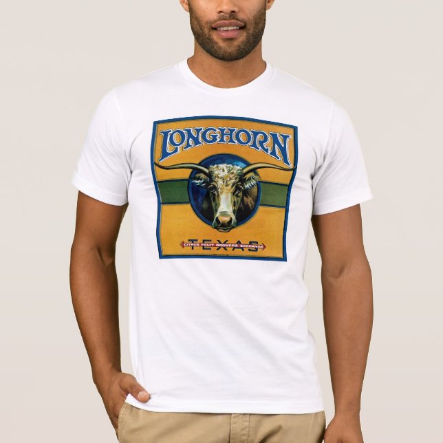 Longhorn Texas T-Shirt (Vorderseite)