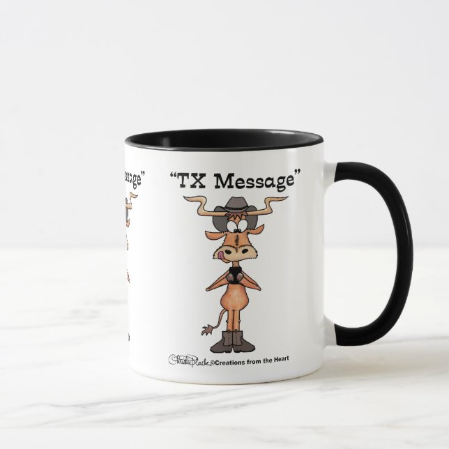 Longhorn TX-Meldung Tasse (Rechts)
