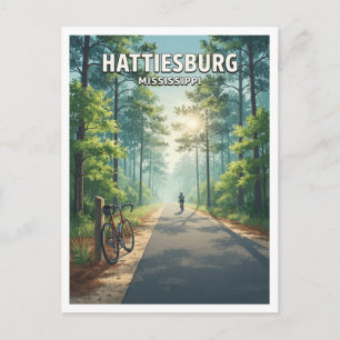 Longleaf Trace Gateway in Hattiesburg Mississippi Postkarte