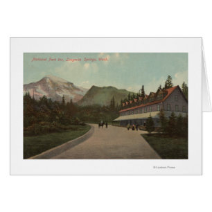 Longmire Frühlinge, WA - Ansicht des