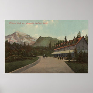 Longmire Frühlinge, WA - Ansicht des Poster