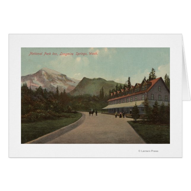 Longmire Springs, WA - Aussicht auf das National P (Vorderseite (Horizontal))