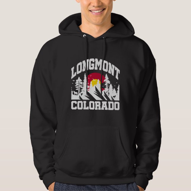 Longmont, Colorado Hoodie (Vorderseite)