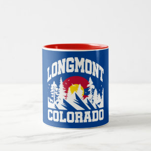 Longmont, Colorado Zweifarbige Tasse