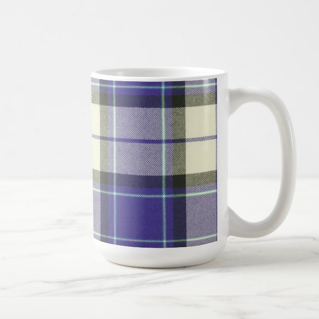 Longniddry lila Tartan-Tasse Tasse (Rechts)