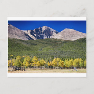 Longs Peak a Colorado Spielplatz Postkarte
