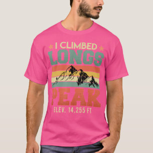 Longs Peak Bergsteigen Gipfel Berggipfel Wandern T-Shirt