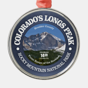 Longs Peak Ornament Aus Metall