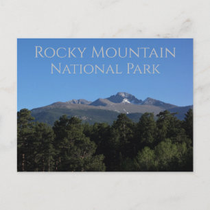 Longs Peak Rocky Mountain Nationalpark Colorado Postkarte