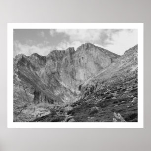 Longs Peak Schöner, rauer Rocky Mountain Poster