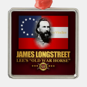 Longstreet (Südlicher Patriot) Silbernes Ornament