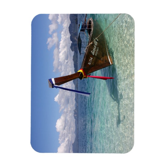 Longtail Boat Magnet (Vertikal)