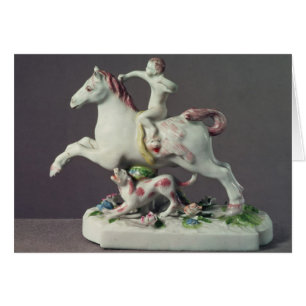 Longton Hall Zahl des Amors ein Pferd reiten