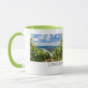 Longuich Moselle Vineyard Panorama Deutschland Tasse