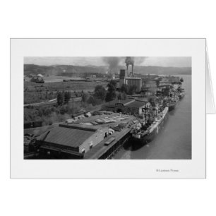 Longview, WA - Port View von Air