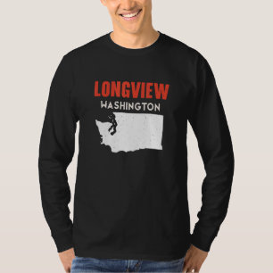 Longview Washington USA Bundesstaat Amerika Reise  T-Shirt
