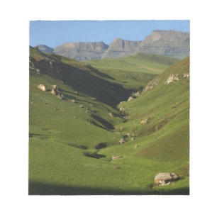 Longwall, Giant's Castle, Drakensberg-Gebirge, Notizblock