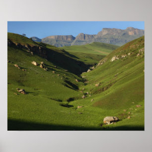 Longwall, Riesenburg, Drakensberg, Poster