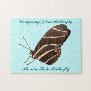 Longwing Zebra Butterfly von Florida Puzzle