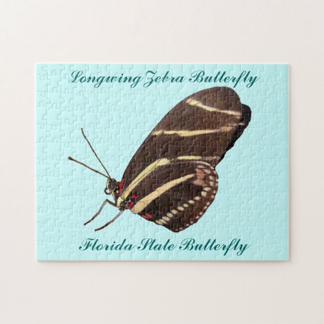 Longwing Zebra Butterfly von Florida Puzzle (Horizontal)