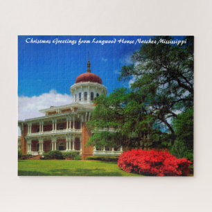 Longwood House Natchez Weihnachtsgrüße Puzzle