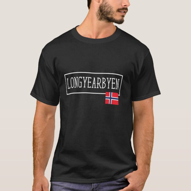 Longyearbyen Norway Country Family Trip Travel Men T-Shirt (Vorderseite)