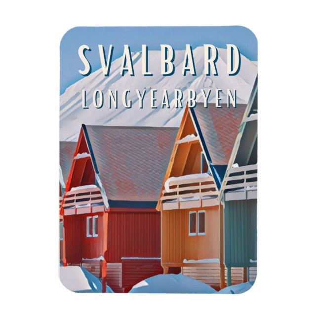 Longyearbyen, wo die Natur ihre Rechte zurückerobe Magnet (Vertikal)