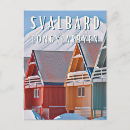Longyearbyen, wo die Natur ihre Rechte zurückerobe Postkarte
