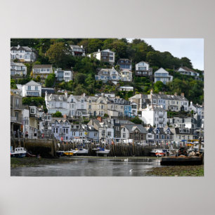 Looe Cornwall Hafenstadt am Meer Poster