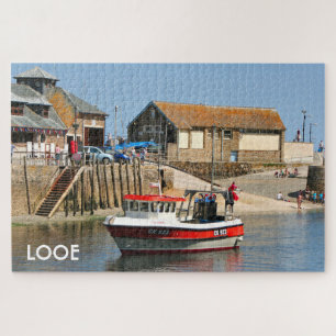 Looe: Fischerboot, Cornwall, England Puzzle